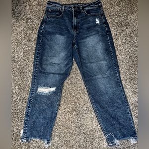American Eagle straight ankle jeans